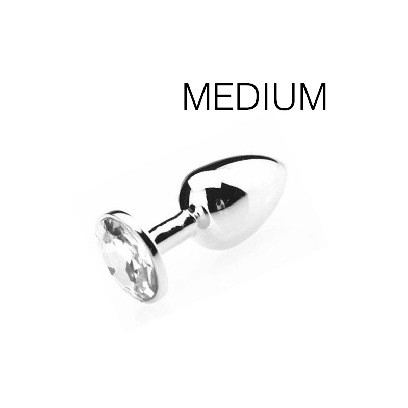 Generique Plug bijou Spolly Diamant 7 x 3.4 cm Medium